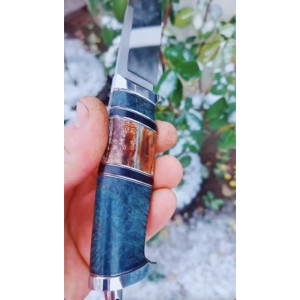 ARMY GREEN авторський ніж ручної роботи Alexknifemaker, сталь Elmax, 62 HRC. Photo 3